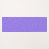 Lila Muster für den Winter Yogamatte (Rückseite (Horizontal))