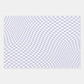 Lila Muster für viereckiges Karton Geschenkpapier Set (Vorderseite 3)