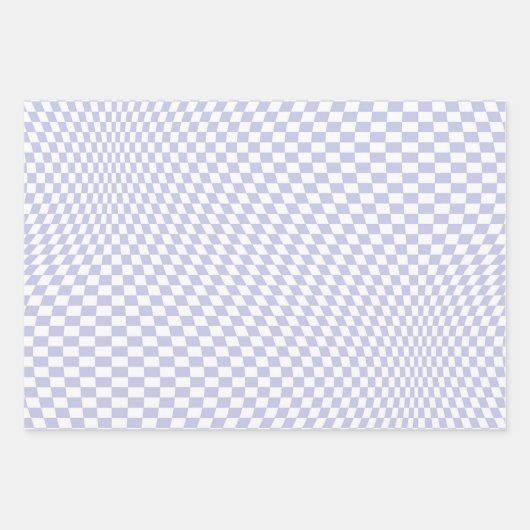 Lila Muster für viereckiges Karton Geschenkpapier Set (Vorderseite 3)