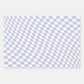 Lila Muster für viereckiges Karton Geschenkpapier Set (Vorderseite 2)