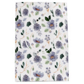 Lila Muster für Wasserfarben Mittlere Geschenktüte (Vorderseite)