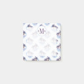 Lila Muster für Wasserfarben Post-it Klebezettel (Vorderseite)