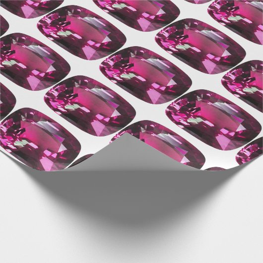 Lila Muster Geschenkpapier (Ecke)