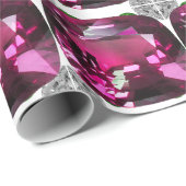 Lila Muster Geschenkpapier (Rolleneckpunkt)