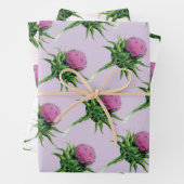 Lila Muster Geschenkpapier Set (Beispiel)