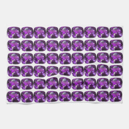 Lila Muster Geschirrtuch