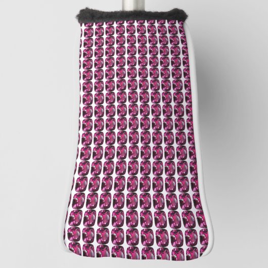 Lila Muster Golf Headcover (Rotieren 90)