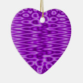 lila Muster Keramik Ornament (Rechts)