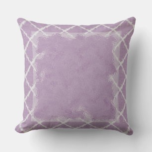 Lila Muster Kissen
