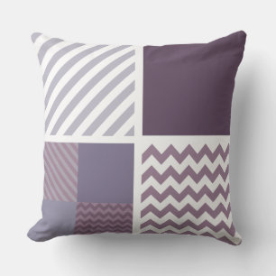 Lila Muster Kissen