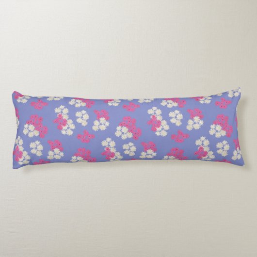 Lila Muster Kissen (Rückseite)