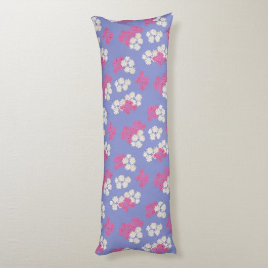 Lila Muster Kissen (Rückseite (Vertikal))