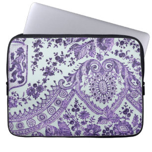 Lila Muster Laptopschutzhülle