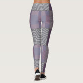 Lila Muster Leggings (Rückseite)