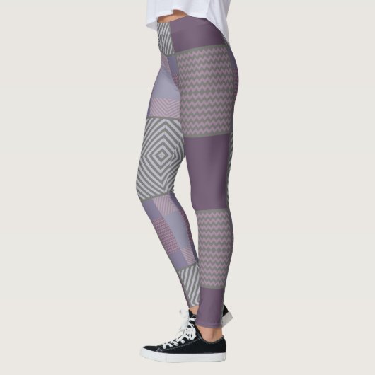Lila Muster Leggings (Links)