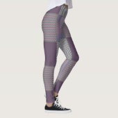 Lila Muster Leggings (Rechts)