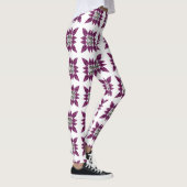 Lila Muster Leggings (Rechts)