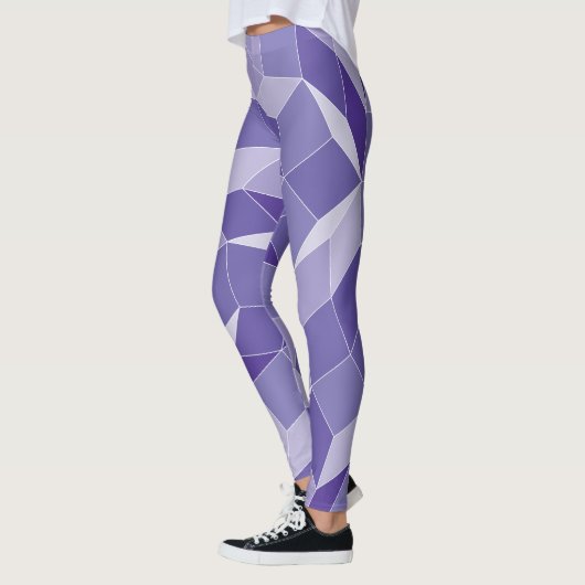Lila Muster Leggings (Links)