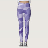 Lila Muster Leggings (Vorderseite)