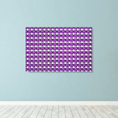 Lila Muster Leinwanddruck (Insitu (Holzboden))