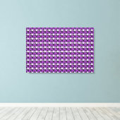 Lila Muster Leinwanddruck (Insitu (Holzboden))