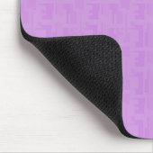 Lila Muster Mousepad (Ecke)
