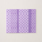 lila Muster Puzzle (Horizontal)