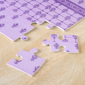 lila Muster Puzzle (Seite)