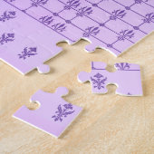lila Muster Puzzle (Seite)