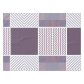 Lila Muster Tischdecke (Vorderseite (Horizontal))
