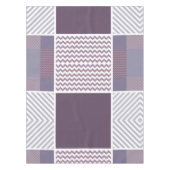Lila Muster Tischdecke (Vorderseite)