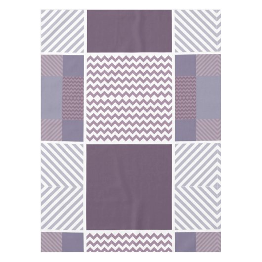 Lila Muster Tischdecke (Vorderseite)