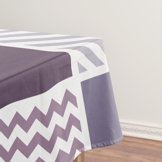 Lila Muster Tischdecke (Beispiel)