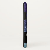 Lila Muster / Vintag Case-Mate iPhone Hülle (Hinten/Rechts)