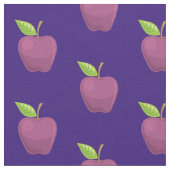 Lila Muster von Apple Stoff (Nahaufnahme)
