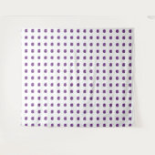 Lila Muster Wandteppich (Vorderseite (Horizontal))