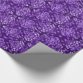 Lila Musterdekorationspapier Geschenkpapier (Ecke)