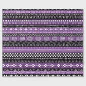 Lila Musterpapier Geschenkpapier (Flach)