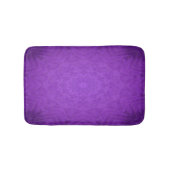 Lila Mystical Mandala Badematte (Vorderseite)