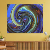 Lila N Gold Dream Catcher Abstrakt Leinwanddruck (Insitu (Wohnzimmer))