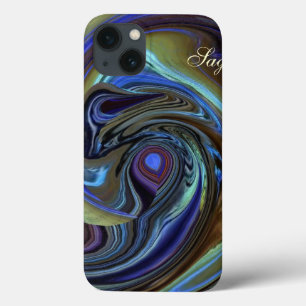 Lila N Gold Feather Abstrakt iPad Gehäuse Case-Mate iPhone Hülle