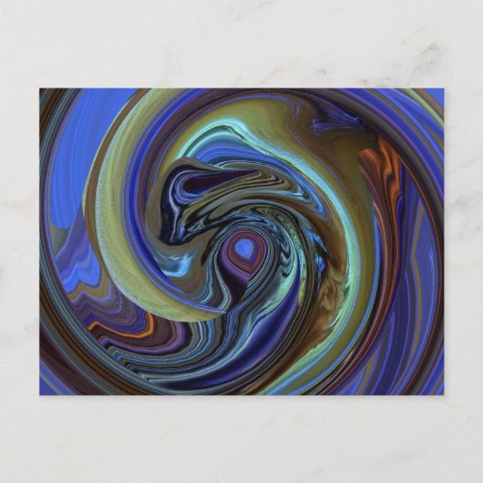 Lila N Gold Traumpackung PostCard Postkarte (Vorderseite)