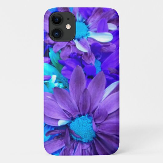Lila N Turquoise Bouquet Case-Mate iPhone Hülle (Rückseite)