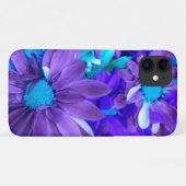 Lila N Turquoise Bouquet Case-Mate iPhone Hülle (Rückseite (Horizontal))