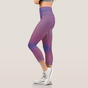 lila Nacht Hoch waisted Capris
