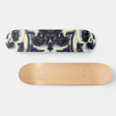 Lila Nacht Skateboard (Horizontal)