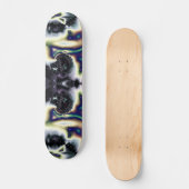 Lila Nacht Skateboard (Vorderseite)
