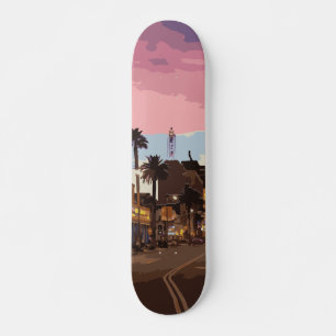 Lila Nachtclub Los Angeles Skateboard