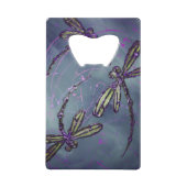 Lila Nachtfliege Geldbeutel Flaschenöffner (Vorderseite)