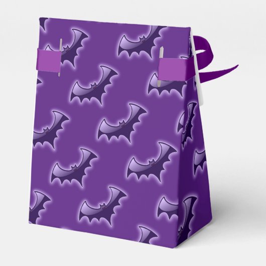 Lila Nachtschläger Zelt-Gefälligkeitsbox Geschenkschachtel (Rückseite)